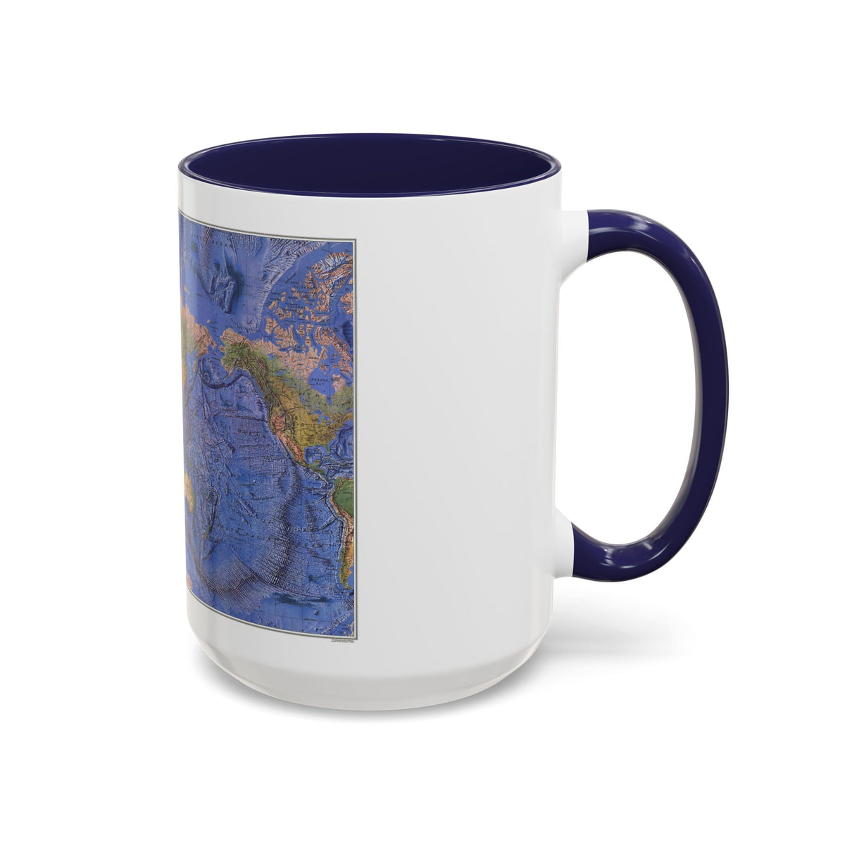 World Ocean Floor (1981) (Map) Accent Coffee Mug