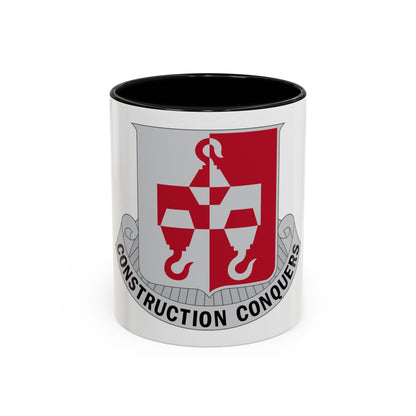 244 Engineer Battalion (U.S. Army) Accent Coffee Mug