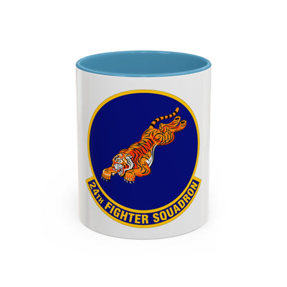 24 Fighter Squadron ACC (U.S. Air Force) Accent Coffee Mug