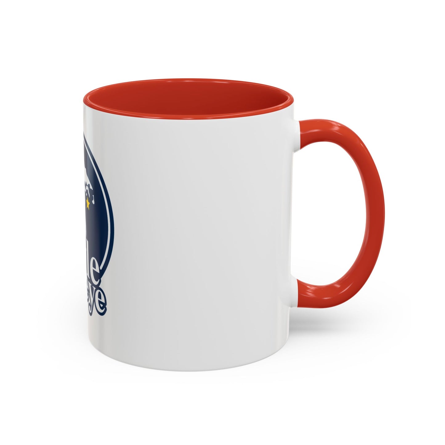 USCG Eagle Eye (U.S. Coast Guard) Accent Coffee Mug