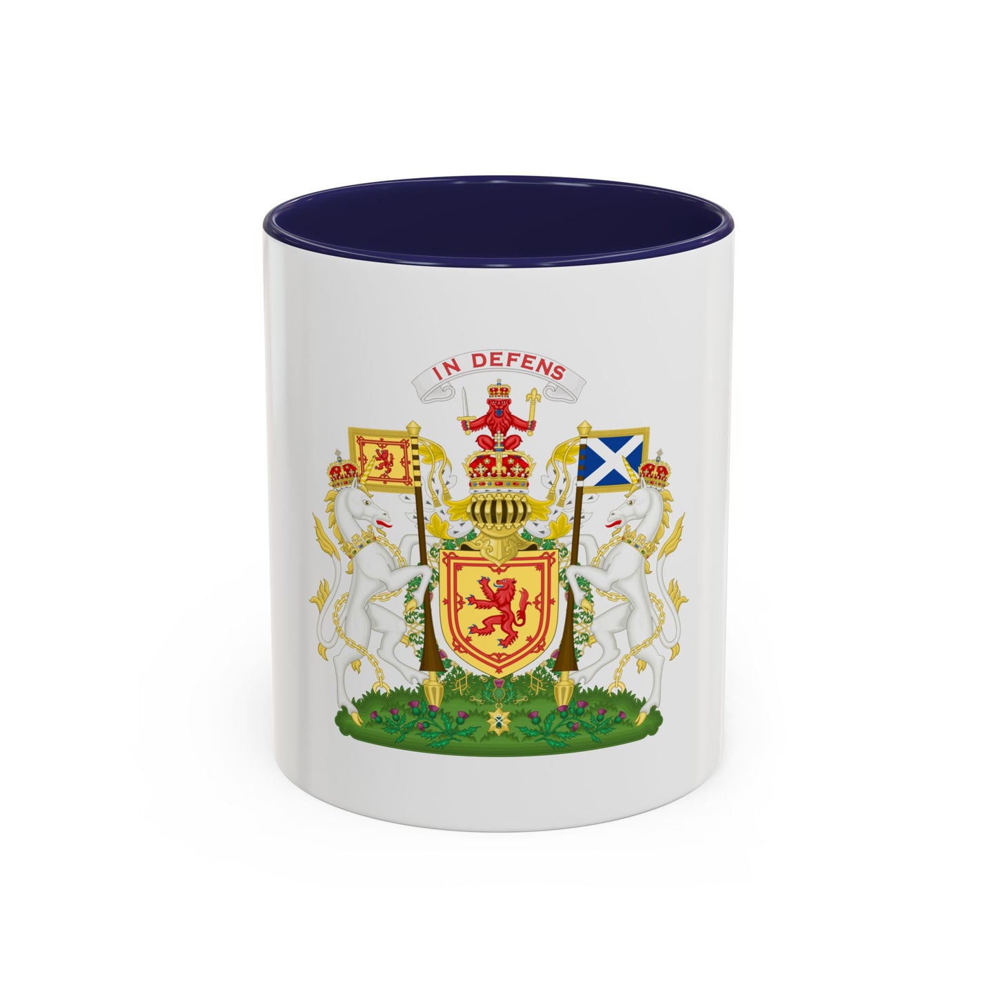 Royal Coat of Arms of the Kingdom of Scotland 2 - Accent Coffee Mug