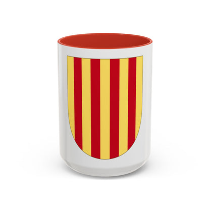 Arms of the Former Crown of Aragon - Accent Coffee Mug