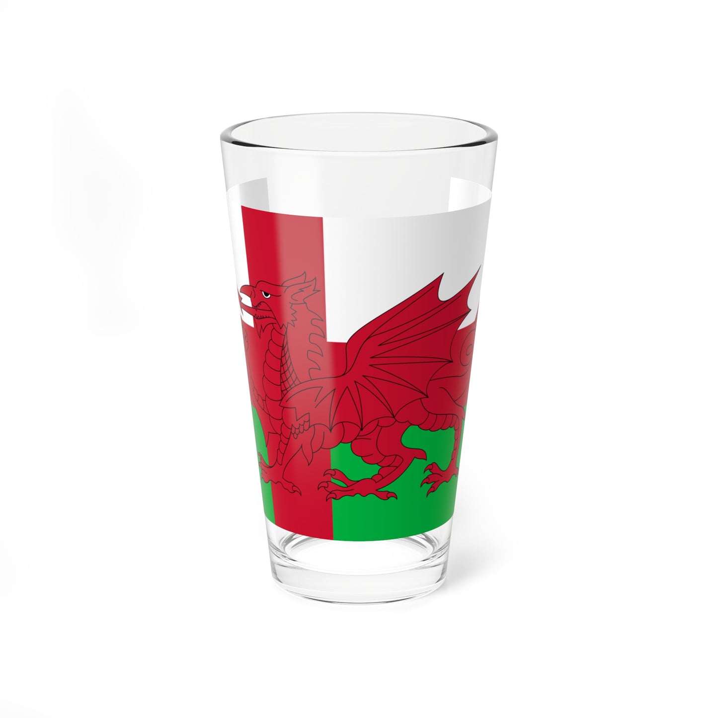 Wales Nordic flag proposal (United Kingdom) Pint Glass 16oz