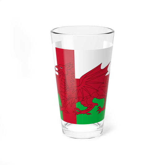 Wales Nordic flag proposal (United Kingdom) Pint Glass 16oz