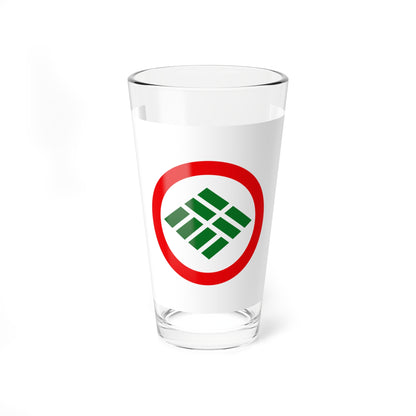 Flag of Akaigawa Hokkaido (Japan) Pint Glass 16oz