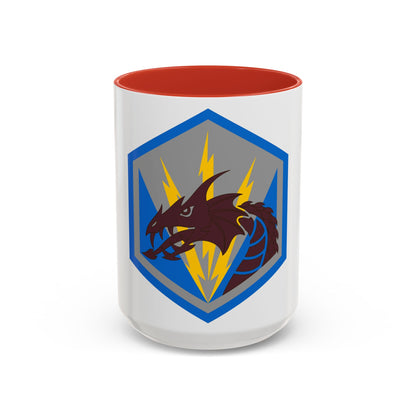 336 Military Intelligence Brigade (U.S. Army) Accent Coffee Mug