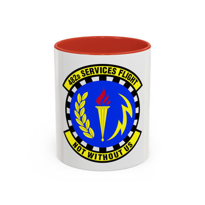 482d Services Flight (U.S. Air Force) Accent Coffee Mug