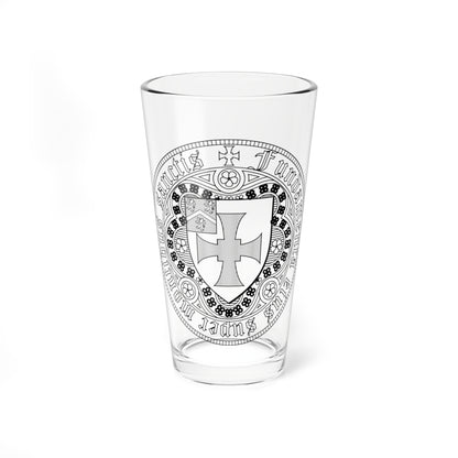 Seal of the University of Durham (England) (Coat of Arms) Pint Glass 16oz