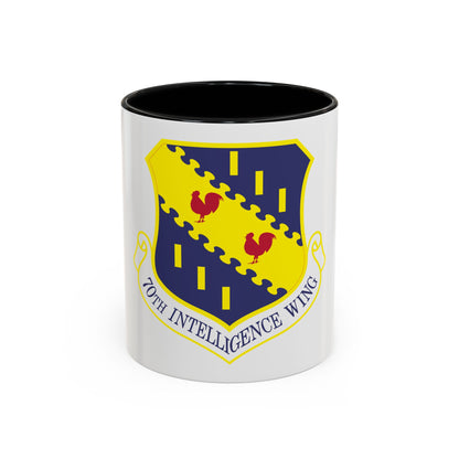 70th Intelligence Wing (U.S. Air Force) Accent Coffee Mug