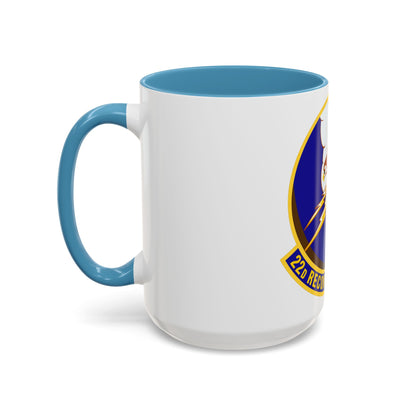 22d Reconnaissance Squadron (U.S. Air Force) Accent Coffee Mug