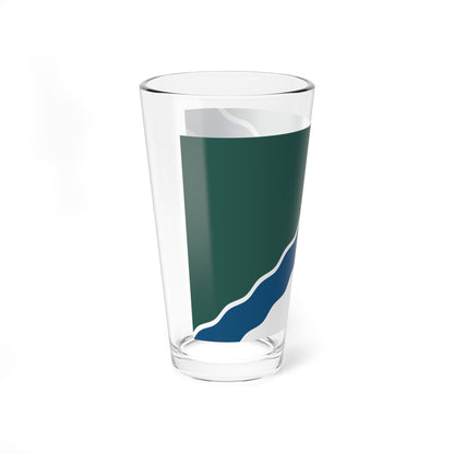 Flag of Novosibirsk (Russia) Pint Glass 16oz