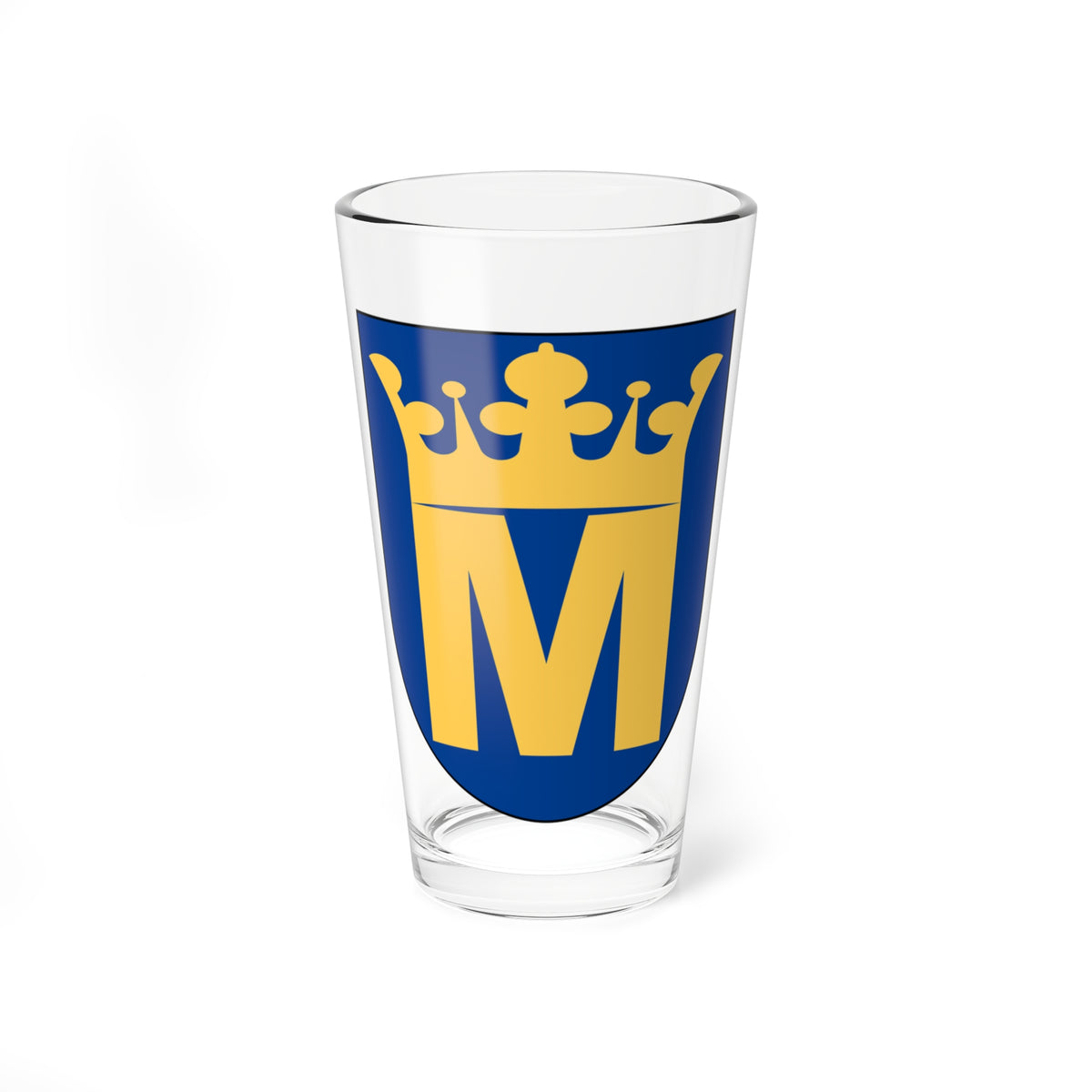 Medelstad vapen (Sweden) (Coat of Arms) Pint Glass 16oz