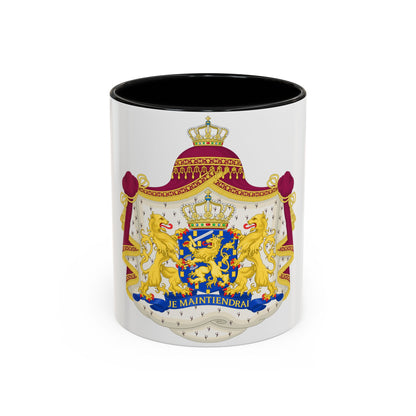 Royal coat of arms of the Netherlands - Accent Coffee Mug