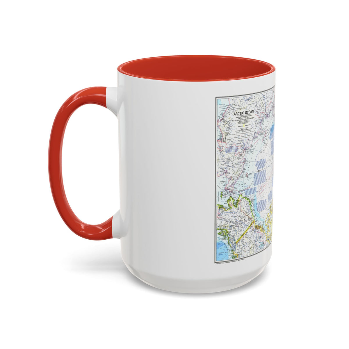 Arctic Ocean (1983) (Map) Accent Coffee Mug