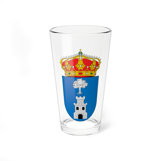 Escudo de Algarrobo Málaga (Spain) (Coat of Arms) Pint Glass 16oz