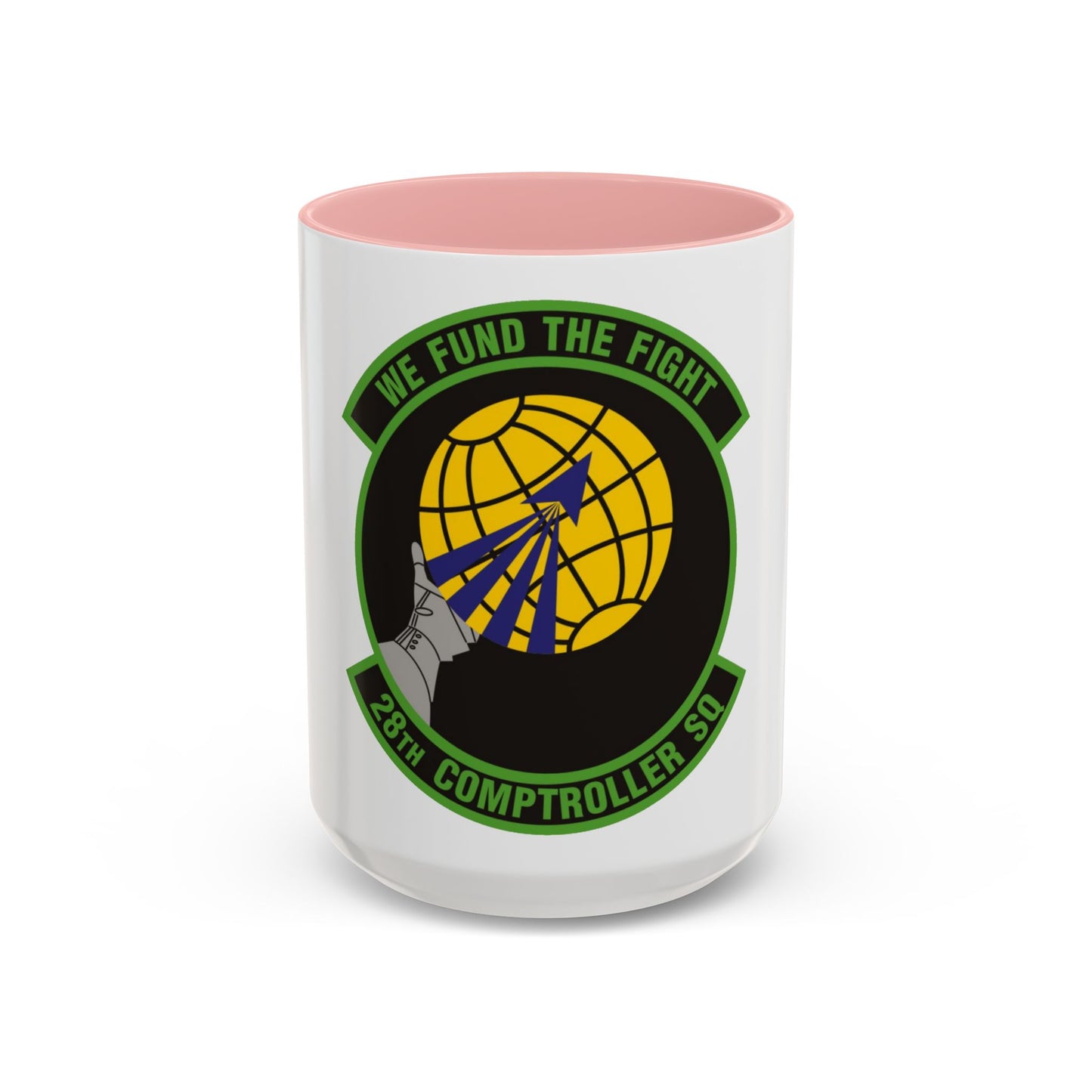 28th Comptroller Squadron (U.S. Air Force) Accent Coffee Mug