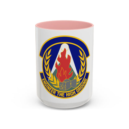 50th Civil Engineer Squadron (U.S. Air Force) Accent Coffee Mug