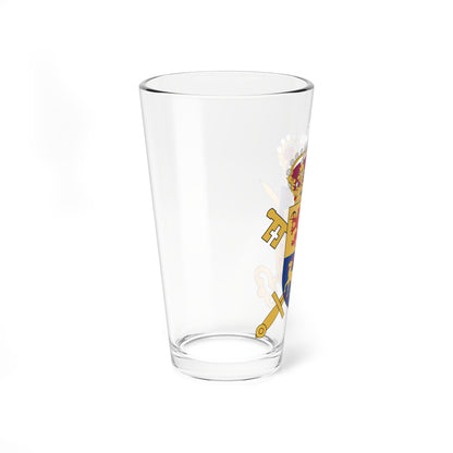 Länsrätten i Kalmar län vapen (Sweden) (Coat of Arms) Pint Glass 16oz