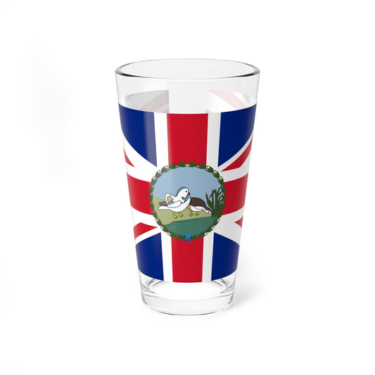 Flag of the Commissioner of Weihaiwei 1903-1930 (China) Pint Glass 16oz
