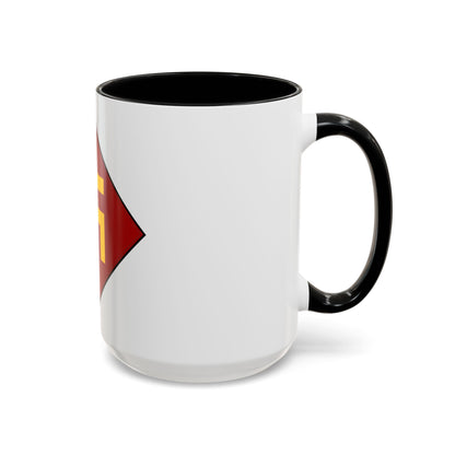 Patch of the 45th Infantry Division 19241939 (U.S. Army) Accent Coffee Mug
