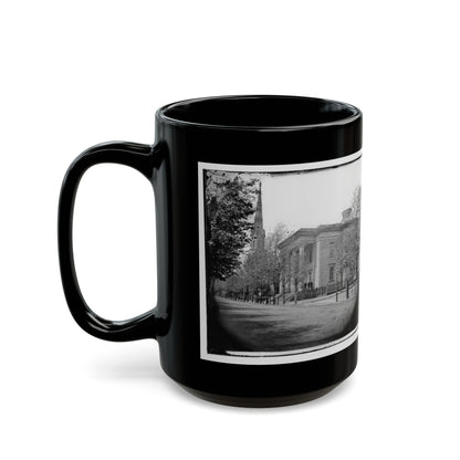 Richmond, Va. City Hall; Sycamore Church Beyond (Capitol Street) (U.S. Civil War) Black Coffee Mug