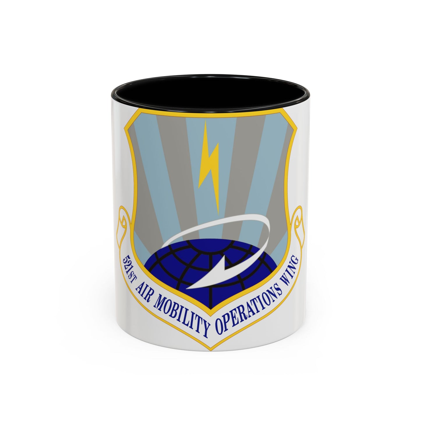 521st Air Mobility Operations Wing (U.S. Air Force) Accent Coffee Mug