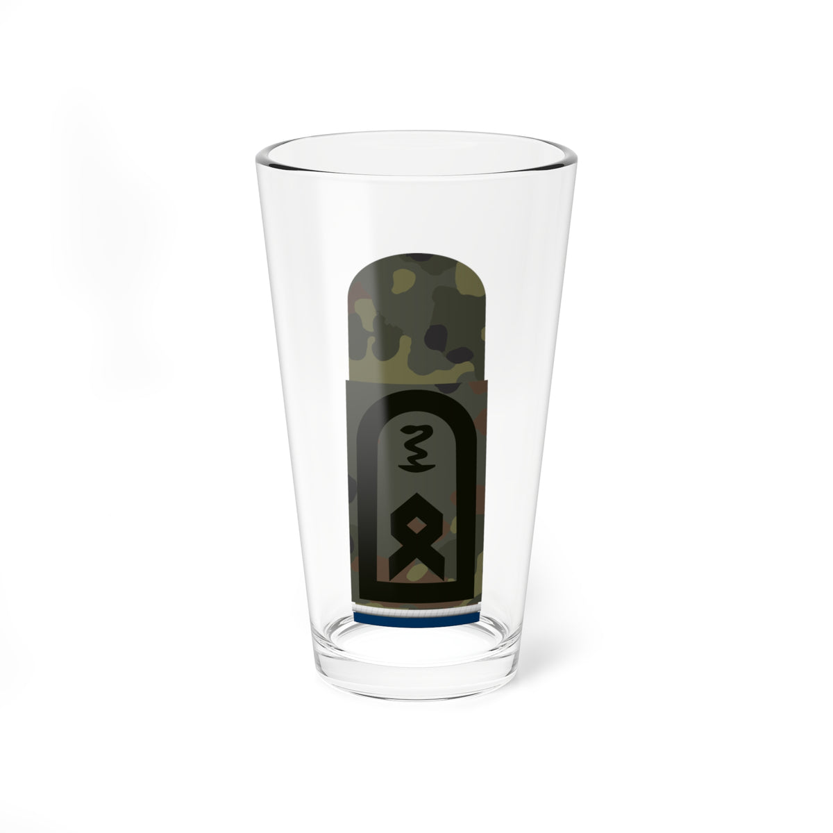 HA 5S5 33a Oberfähnrich SanOA San PHx L (Military Rank) Pint Glass 16oz