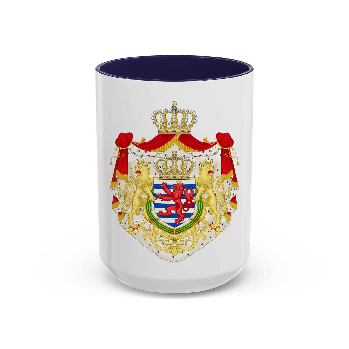 Greater coat of arms of the grand-duchy of Luxembourg 2 - Accent Coffee Mug