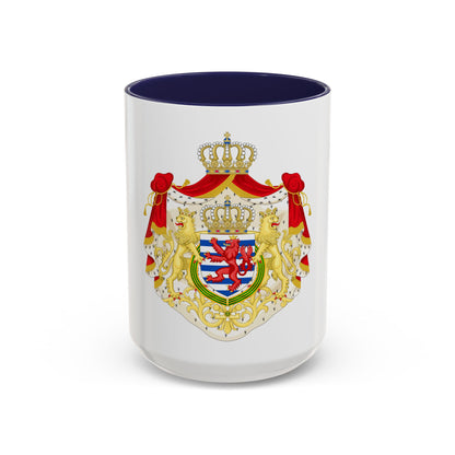 Greater coat of arms of the grand-duchy of Luxembourg 2 - Accent Coffee Mug