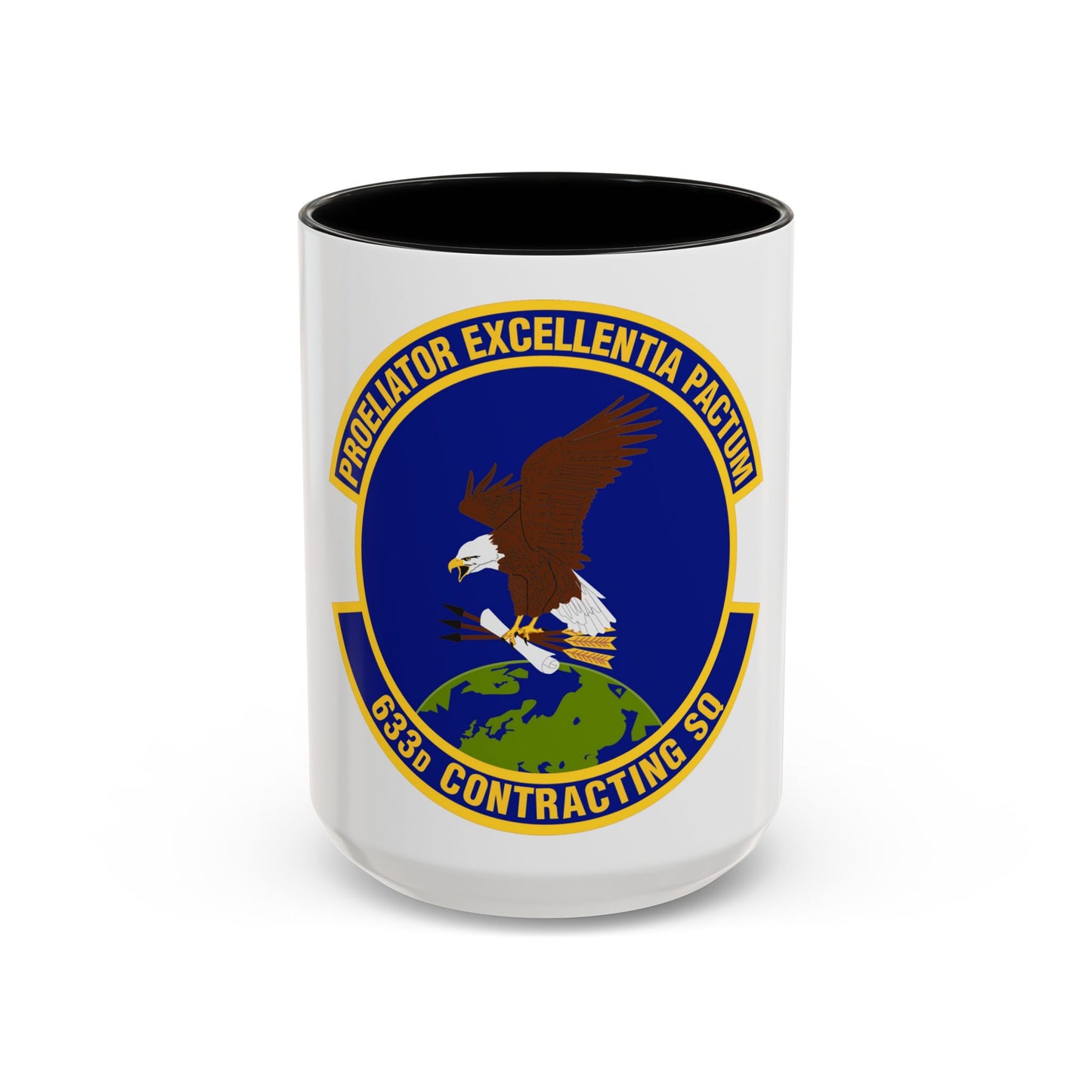 633d Contracting Squadron (U.S. Air Force) Accent Coffee Mug