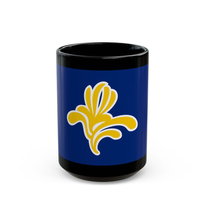 Flag of the Brussels Capital Region Belgium - Black Coffee Mug-15oz-Go Mug Yourself