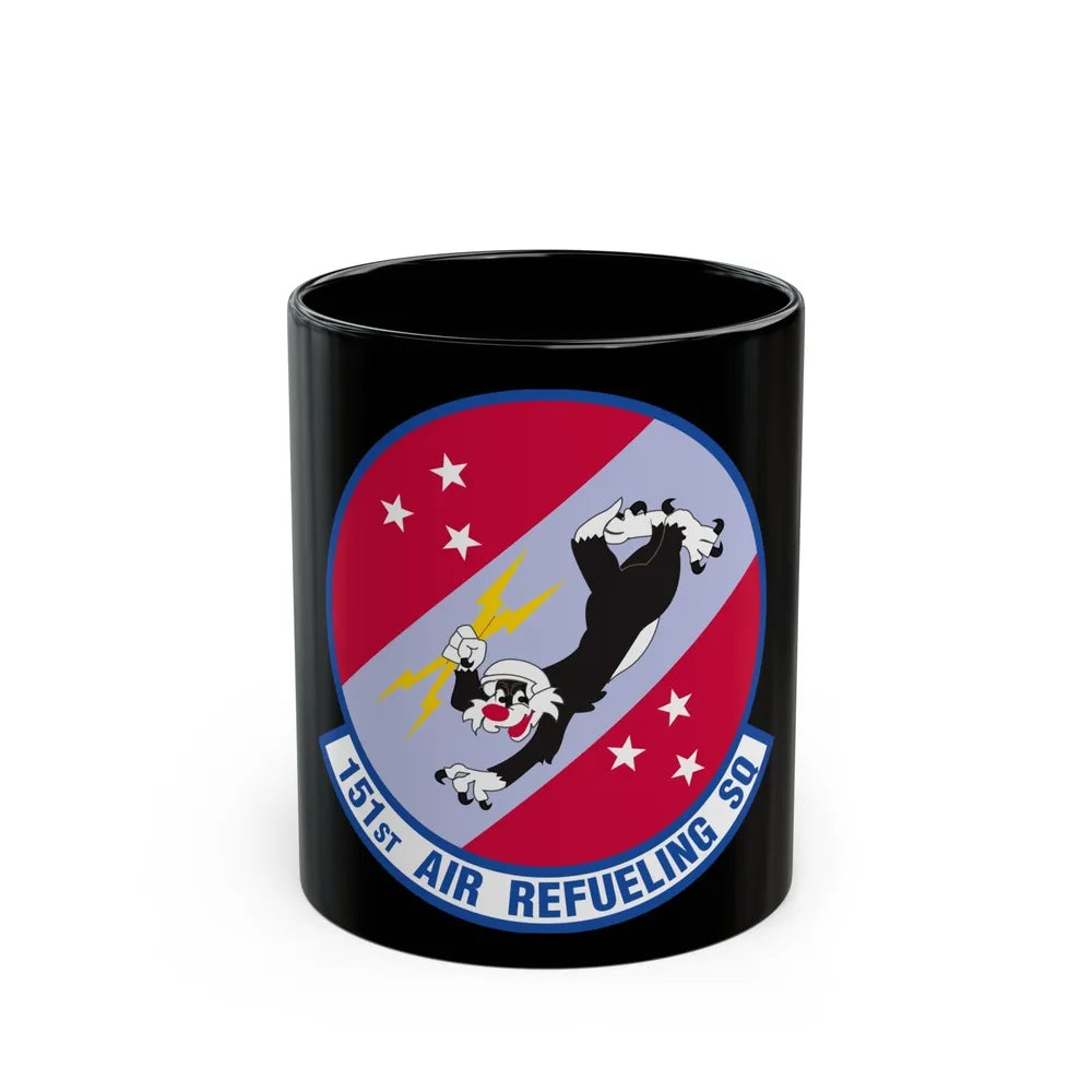 151 Air Refueling Squadron (U.S. Air Force) Black Coffee Mug-11oz-Go Mug Yourself