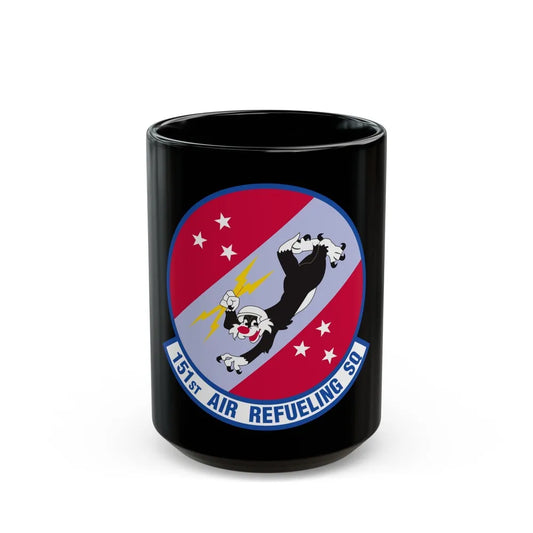 151 Air Refueling Squadron (U.S. Air Force) Black Coffee Mug-15oz-Go Mug Yourself