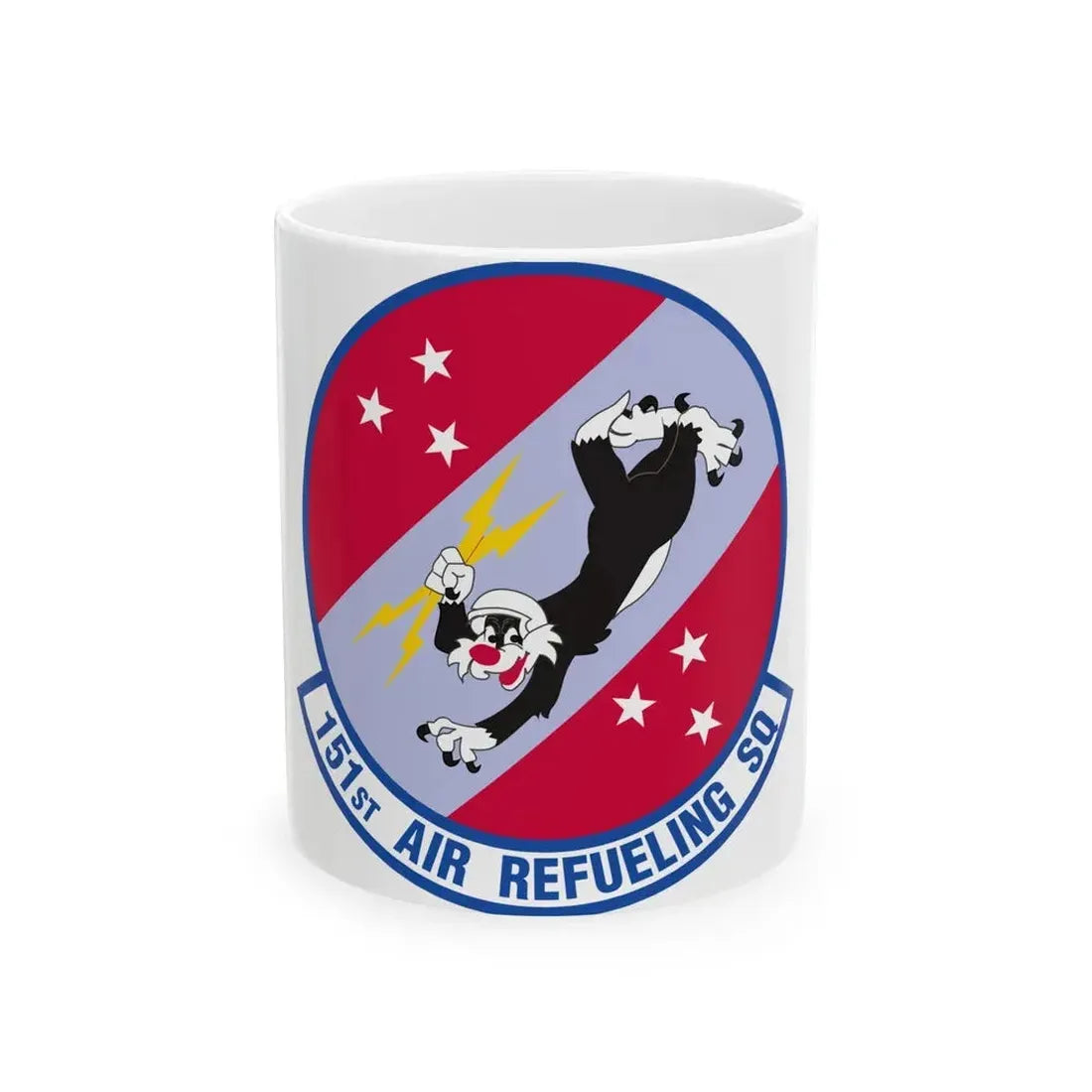 151 Air Refueling Squadron (U.S. Air Force) White Coffee Mug 11oz - Go Mug Yourself