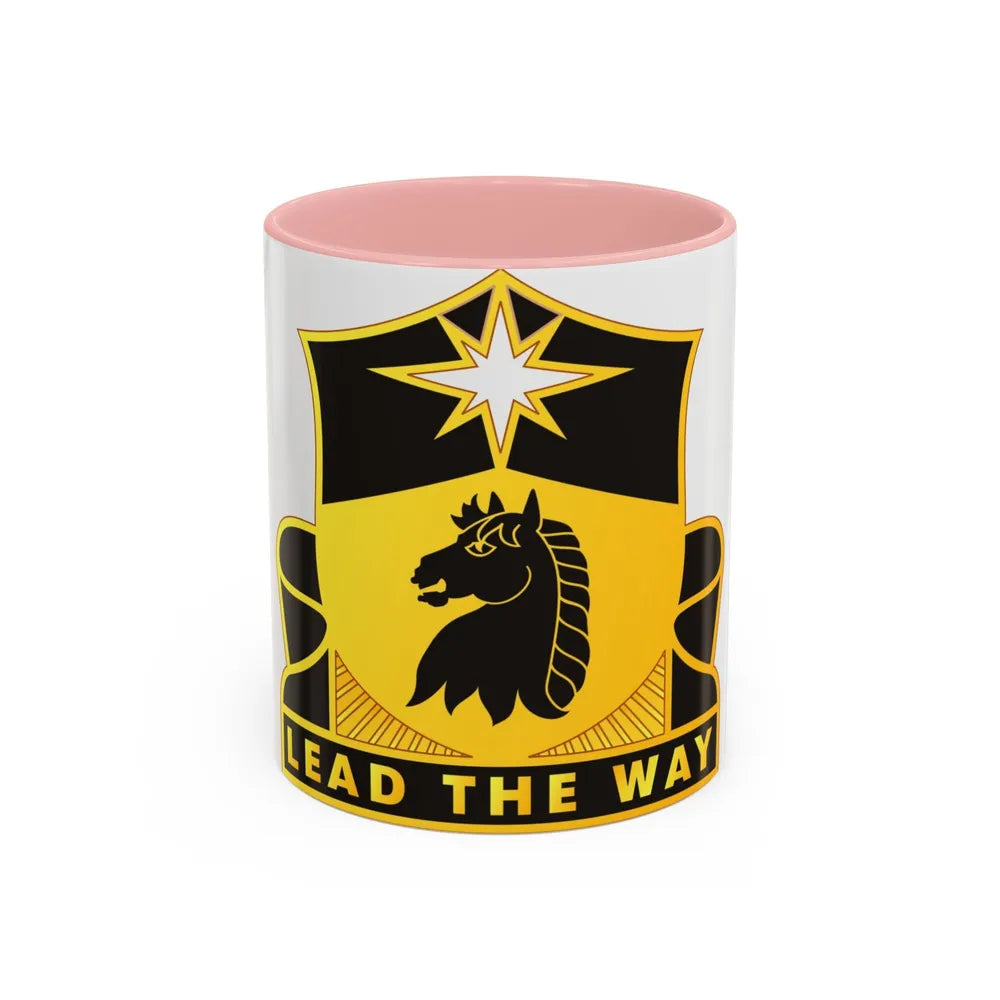 151 Cavalry Regiment (U.S. Army) Accent Coffee Mug-11oz-Pink-Go Mug Yourself