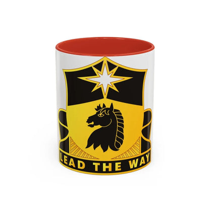 151 Cavalry Regiment (U.S. Army) Accent Coffee Mug-11oz-Red-Go Mug Yourself