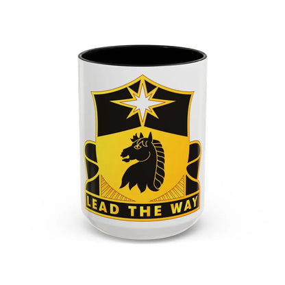 151 Cavalry Regiment (U.S. Army) Accent Coffee Mug-15oz-Black-Go Mug Yourself