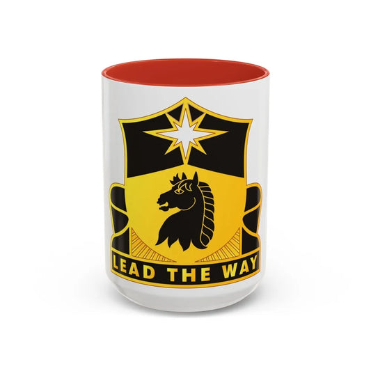 151 Cavalry Regiment (U.S. Army) Accent Coffee Mug-15oz-Red-Go Mug Yourself