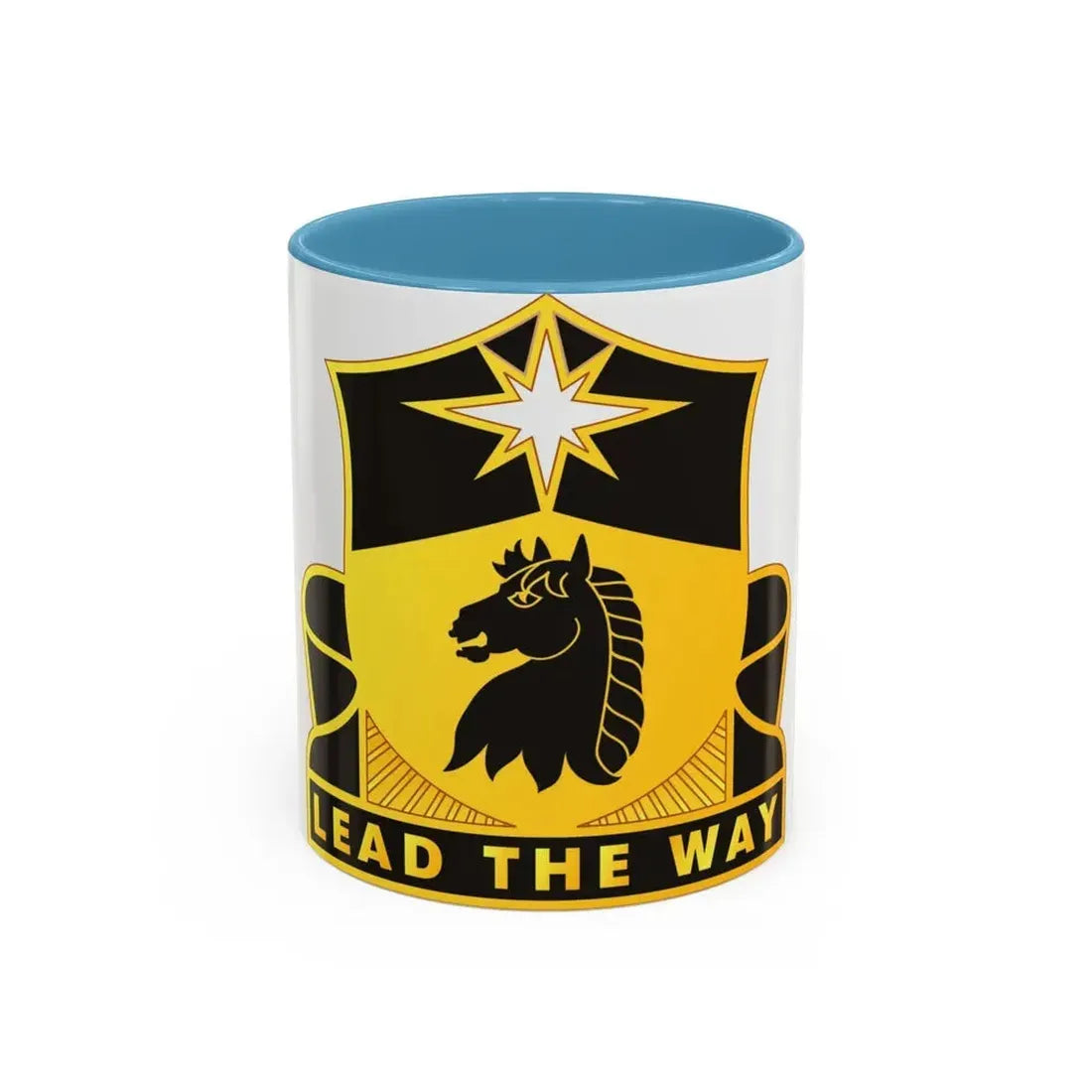 151 Cavalry Regiment (U.S. Army) Accent Coffee Mug 11oz Light Blue - Go Mug Yourself