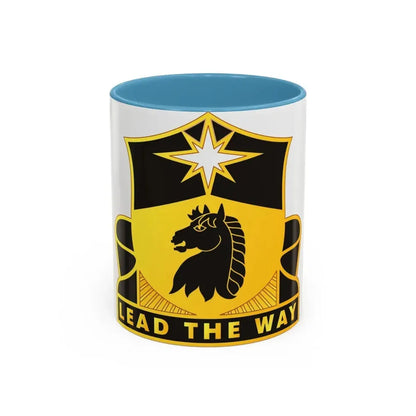 151 Cavalry Regiment (U.S. Army) Accent Coffee Mug 11oz Light Blue - Go Mug Yourself