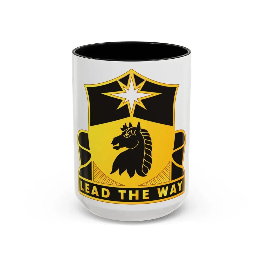 151 Cavalry Regiment (U.S. Army) Accent Coffee Mug 15oz Black - Go Mug Yourself