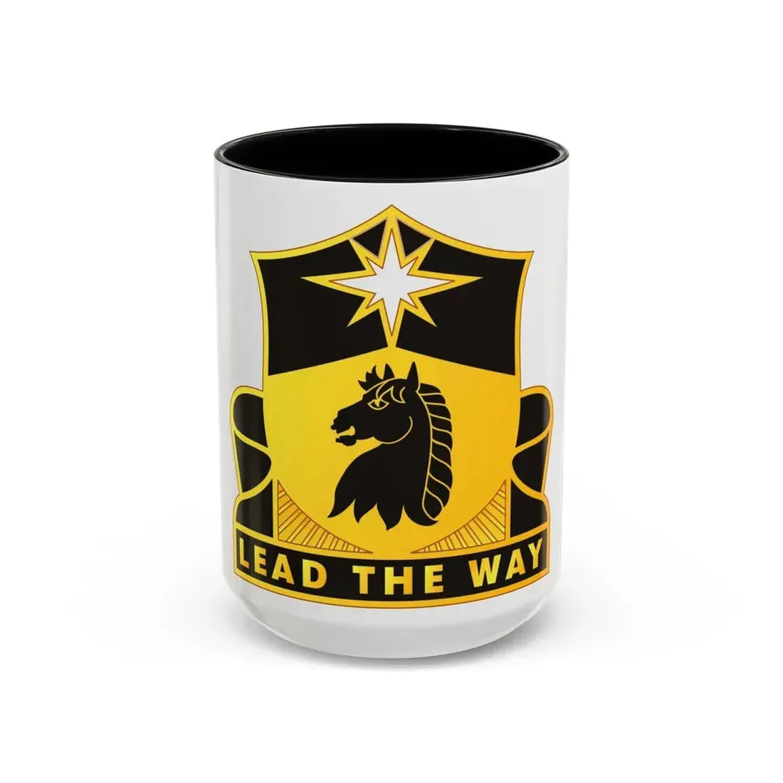 151 Cavalry Regiment (U.S. Army) Accent Coffee Mug 15oz Black - Go Mug Yourself