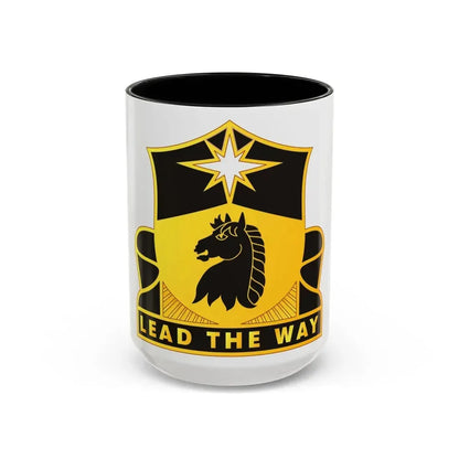 151 Cavalry Regiment (U.S. Army) Accent Coffee Mug 15oz Black - Go Mug Yourself