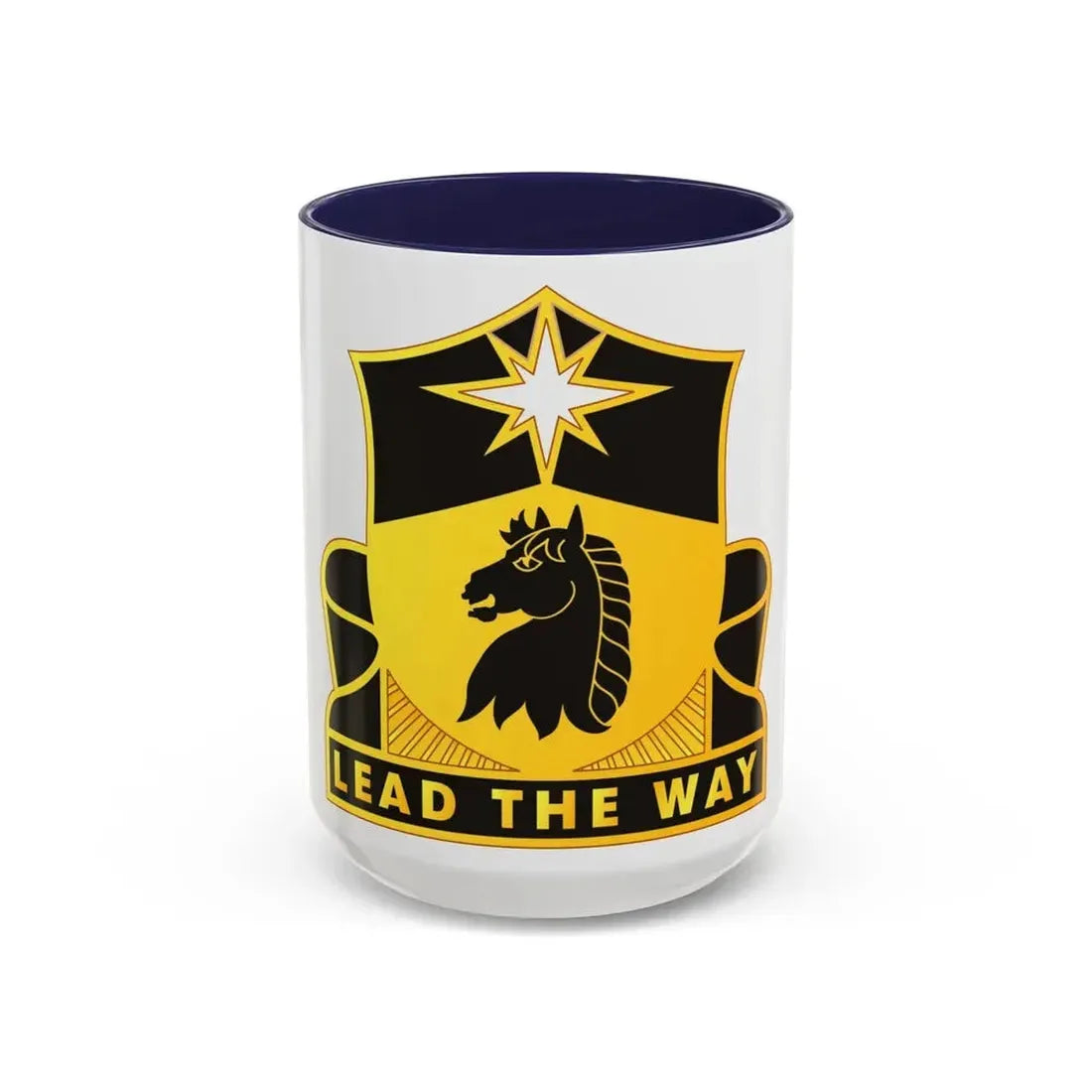 151 Cavalry Regiment (U.S. Army) Accent Coffee Mug 15oz Navy - Go Mug Yourself