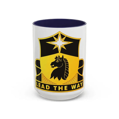 151 Cavalry Regiment (U.S. Army) Accent Coffee Mug 15oz Navy - Go Mug Yourself