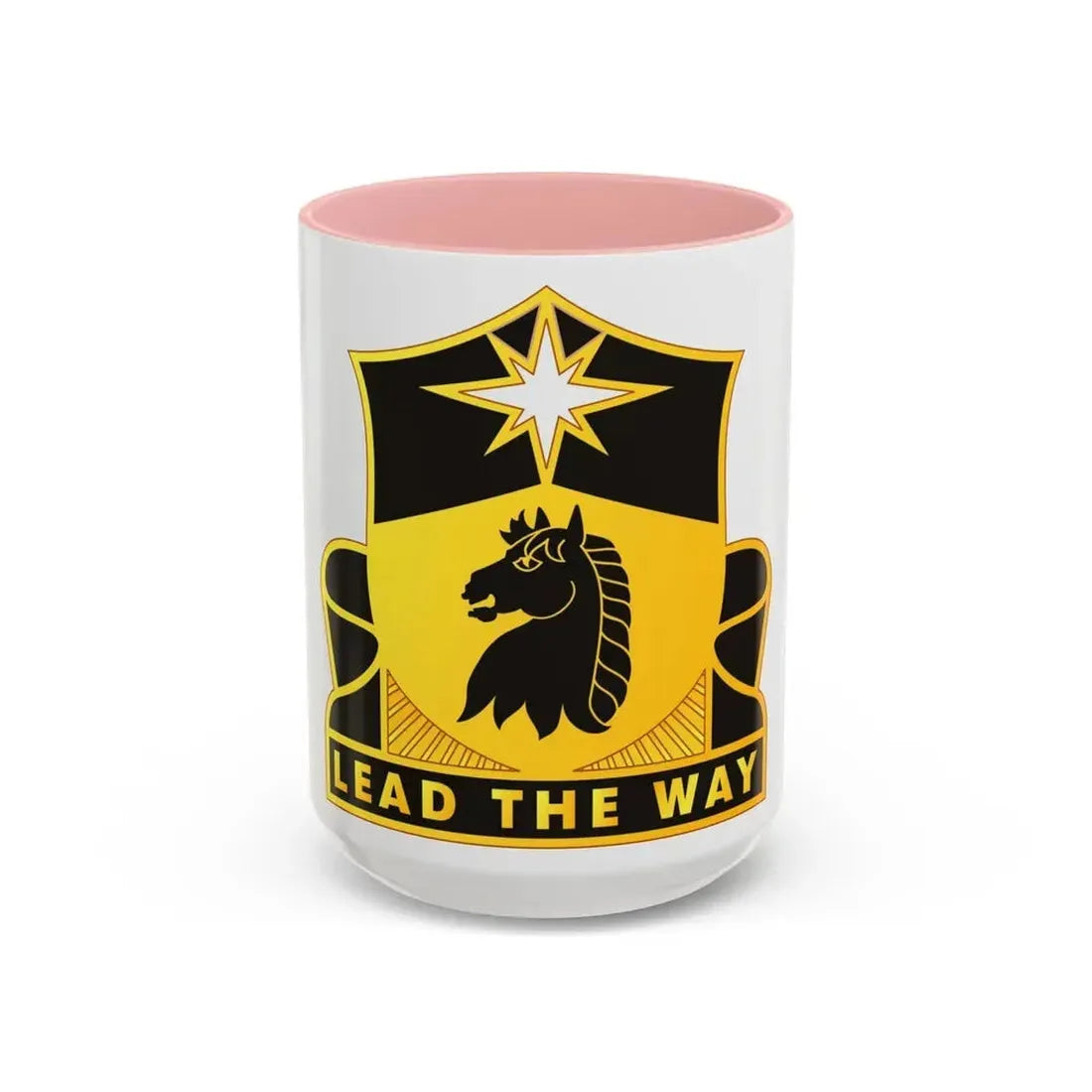 151 Cavalry Regiment (U.S. Army) Accent Coffee Mug 15oz Pink - Go Mug Yourself