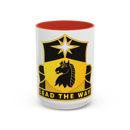 151 Cavalry Regiment (U.S. Army) Accent Coffee Mug 15oz Red - Go Mug Yourself