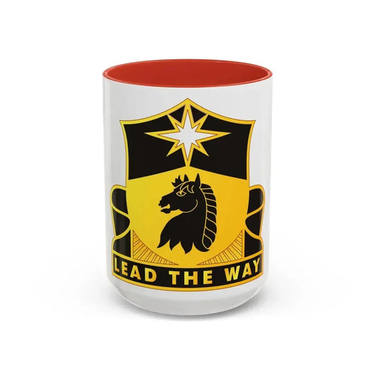 151 Cavalry Regiment (U.S. Army) Accent Coffee Mug 15oz Red - Go Mug Yourself