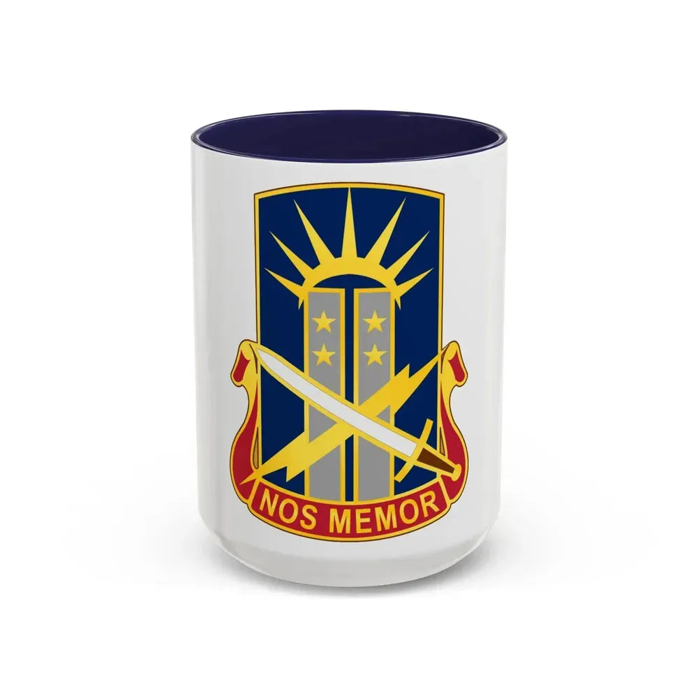 151 Information Operations Group (U.S. Army) Accent Coffee Mug 15oz Navy - Go Mug Yourself