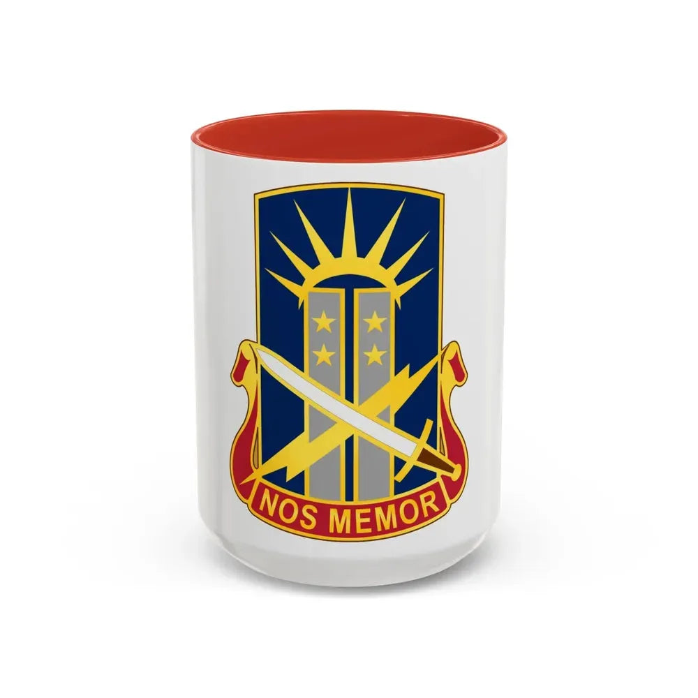 151 Information Operations Group (U.S. Army) Accent Coffee Mug 15oz Red - Go Mug Yourself